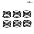 thumbnail image 3 of Uxcell Metal Napkin Rings 6Pcs Spiral Napkin Ring Holder Buckle for Dining Table Black, 3 of 5