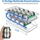 thumbnail image 5 of Organizador de latas para frigorífico, dispensador de latas, organizador de latas para frigorífico, dispensador de latas para bebidas, cerveza, refrescos, espacio de almacenamiento para 10 latas de, 5 of 6