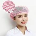 thumbnail image 6 of Cook Accessories Canteen Catering Breathable Work Wear Hair Nets Food Service Cap Cooking Hygienic Cap Chef Hat Mesh Work Hat WHITE, 6 of 8