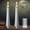 2PC c, variant on Halloween Candles Decoration Ghost Flameless Taper Candles Battery Operated with Remote and Timer LED Taper Candles Halloween Dinner 2PC