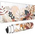 thumbnail image 2 of Boho Flower Mouse Pad Large Extended Desk Mousepad Mat XL Non-Slip 31.5 X 11.8 in Long Keyboard Pads Base Stitched Edge for Home Gaming Office Work, 2 of 6