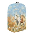 thumbnail image 4 of FKELYI Floral Running Horse Print Blender Dustproof Cover Coffee Maker Dust Cover Anti Fingerprint Stain Resistant Stand Mixer Protector Covers with Handle, 4 of 6