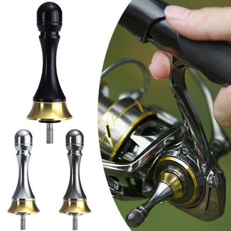 Note Weight Fishing Reel Aluminum Alloy Reel Stand Fishing Reel Stand Diy Handle Silver Gold Fangkenuo