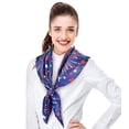 thumbnail image 2 of CBC Crown USA Flag Themed Square Scarf 35" x 35", 2 of 6