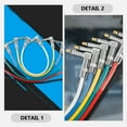 thumbnail image 3 of OUNONA Cable Para Pedal De Guitarra Con Transmisión Clara Y Elegante Color Amarillo, 3 of 8