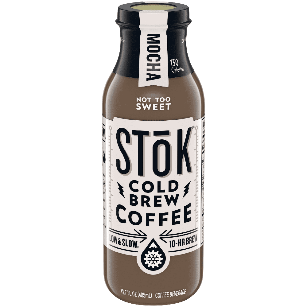 Stok Mocha Cold Brew Single Bottle, 13.7oz (pack of 12)