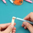 thumbnail image 2 of 4 Pack Paper Quilling Tools, Plastic Handle, Stainless Steel Tip, Needle Pen, Craft Rolling Tool, Professional Slotted Art Craft Kit, 2 of 5