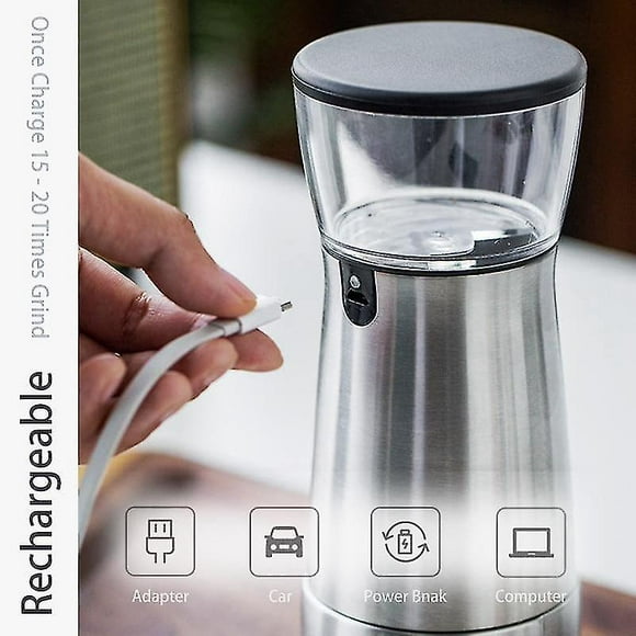 Coffee grinders electric coffee grinder usb rechargeable coffee maker cafe tools portable home coffee grinders