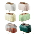 thumbnail image 4 of BrowQuartz Paper Box Tissues Spring Sanitary Organizer Napkin Holder Dispenser Restaurant Bathroom Toilet Automotive Countertop Dark Green, 4 of 6