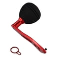 thumbnail image 6 of CAIJIEXI Eva Power Handle Baitcasting Reel Handle for Baitcasting 103mm Ball Length 25g Weight 91.5mm Length EVA and Metal Red, 6 of 9