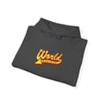 thumbnail image 3 of Big Leagues Flame World Industries 2000s Skateboard Vintage Classic Hoodie Print - 4XL / Dark Heather, 3 of 5