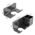 thumbnail image 4 of Sunjoy Tech Hair Dryer Organizer Wall-mounted Large Capacity Solid Color Hairdryer Shelf Deep Store Hair Dryer Stable Structure Smooth Edge Bathroom Rack Bathroom Supplies, 4 of 7