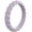 Amethyst Twist, variant on Women's Stackable Rubber Silicone Ring - Amethyst Twist Silicone Ring Size 05