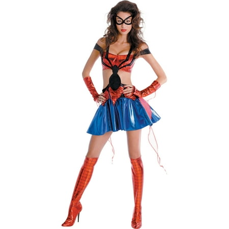 Womens Spiderman Costume Movie Costumes Sexy Spiderman Costume Sizes: Large