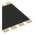 thumbnail image 2 of The Furniture King Twin Size Bed Slats Custom Platform Bed Frame Support Plank Boards Attached with Black Burlap Fabric 39" Wide, 2 of 5
