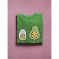 thumbnail image 3 of Half Egg And Avocado Sweatshirt Women -Image by Shutterstock, Female Large, 3 of 4