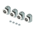 thumbnail image 2 of VIFERR Rouleaux de Porte de Douche de Remplacement Douche coulissante Porte en Verre Coureurs supérieurs Rouleaux poulies Roue (Roue Simple), 2 of 8