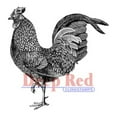 thumbnail image 2 of Deep Red Cling Stamp, 2" x 2", Rooster, 2 of 4