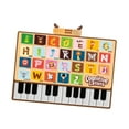 thumbnail image 2 of Tapete para piano, tapete táctil para baile musical con 26 alfabetos, tapete para teclado de piano de piso para niños de 1, 2, 3, 4, 5 años, niñas y, 2 of 10