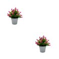 thumbnail image 4 of Maytalsory Elegant For Stylish Home Decor With Fake Flowers And Plants Long-lasting pink 2Set, 4 of 6