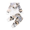 thumbnail image 5 of Dewadbow Newborn Infant Baby Boys Girls Hooded Tops Pants Leggings Outfits Clothes, 5 of 5