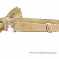 thumbnail image 3 of Boy’s Paisley Champagne Formal Satin Pre-Tied Bow Tie by Spencer J’s Signature Satin Collection, 3 of 4