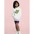 thumbnail image 2 of A Happy Crocodile Hoodie Juniors -Image by Shutterstock,  x-Large, 2 of 4