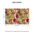 thumbnail image 4 of Placemats Set Of 4 / 6, Bright Mushrooms Print Placemats For Dining Table Indoor/Outdoors Heat Resistant Washable Placemats 18" X 12", 4 of 8