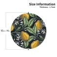 thumbnail image 3 of Disketp Citrus Fruits Elegant Lemons Funny Coasters,6 Pcs Leather Coasters With Holder, Perfect Housewarming Hostess Gifts,Protect Furniture From Water Marks Scratch And Damage, 3 of 9