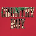 thumbnail image 3 of Country Boy Camo Crest Long Sleeve T-shirt Small Town Rodeo Cowboy USA Military, 3 of 7