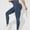 Navy, variant on TMOYZQ Leggings for Women Comfy 4-Way Stretch High Compression Yoga Pants Quick Dry Butt Lift Seamless Yoga Leggings for Gym Athletic Wrokout on Clearance