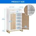 thumbnail image 4 of Dextrus 5-Tier Shoe Cabinet with Drawer, Large Capacity Shoe Storage Organizer for Entryway & Living Room, 4 of 12