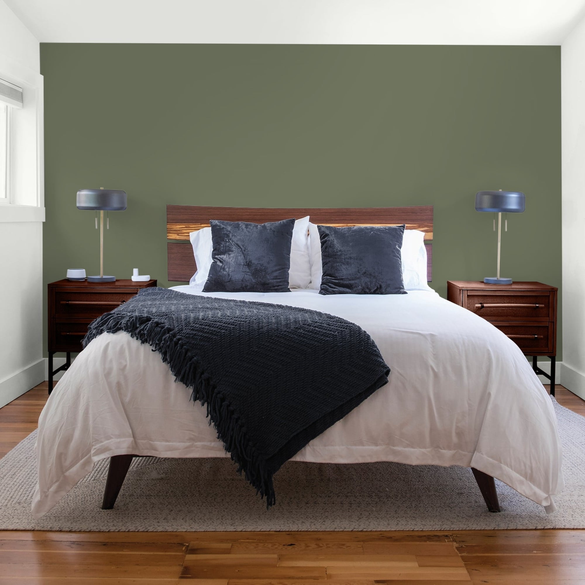 Glidden Fundamentals All About Olive / Green, Flat Interior Paint, 1 Gallon