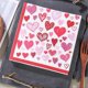 thumbnail image 3 of Valentine's Day Paper Napkins 40 Pack Heart Pattern Serviettes For Wedding Engagement Luncheon Cocktail Parties, 3 of 4