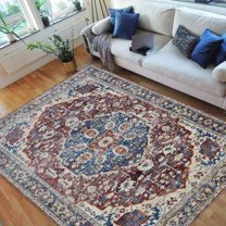 HR-Vintage Rugs/Luxury Livingroom/Fashion Home OrientalPersian Vintage Area Rugs-Distressed Copper/Multi 5'x7'