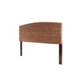 thumbnail image 4 of Belmont Home Estern 78.5" Banana Leaf Panel Headboard in Honey/Dark Brown, 4 of 11