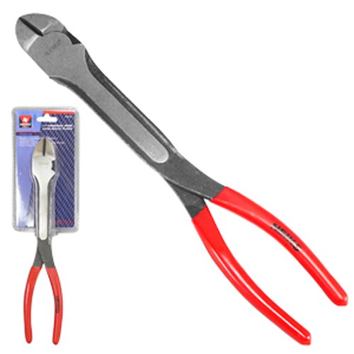 11" Diagonal Nose Long Reach Plier Tool Soft Grip Cut Cutter Cutting