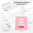 thumbnail image 4 of Custom Tote Bag Bags With Logo Personalized Custom Bags Shopping Bags Reusable Grocery Bags Bulk - Add Your Text Image, 4 of 8