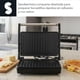 thumbnail image 3 of Sandwichera Paninera 750W Parrilla con recubrimiento Prensa antiadherente Cualquier grosor de pan Resistente Acero inoxidable Con Luz Indicadora (Negra), 3 of 6