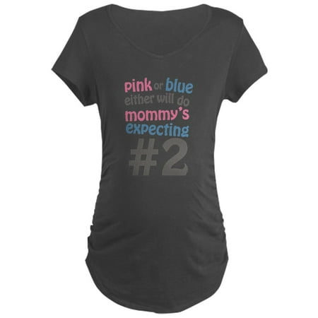 

CafePress - Pinkorblue Maternity T Shirt - Maternity Dark T-Shirt