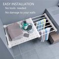thumbnail image 3 of Estante extensible NOGIS, estante ajustable para armario/caravana, de 14,96" a 23,62" (ancho de 9,44", 1 unidad), 3 of 7