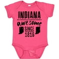 thumbnail image 3 of Inktastic Indiana Awesome Since 1816 Boys or Girls Baby Bodysuit, 3 of 5