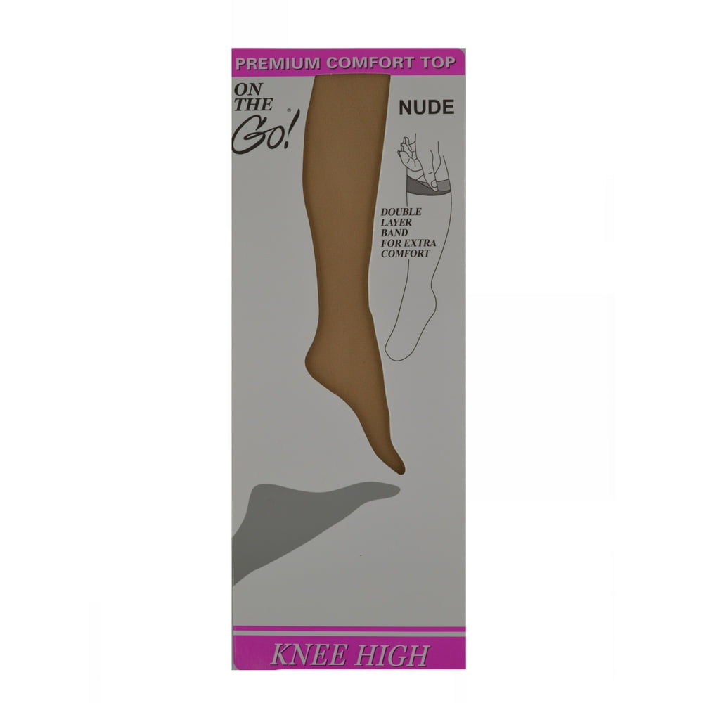 On The Go! On The Go Women's Hosiery Knee High Pantyhose Walmart