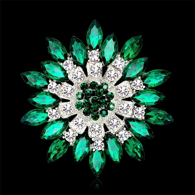 Elegant Floral Brooch Set for Women's Dresses Handheld Corsage Flower Accessory