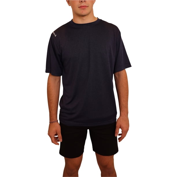 Camiseta básica Reebok Endurance para hombre, azul, mediana