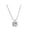 Silver, variant on Lightweight Clavicle Chain Dainty Necklaces Teardrop Choker Necklace Cubic Zirconia Sparkling Crystal Glitter Mother's Day Anniversary Birthday Jewelry