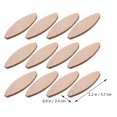 thumbnail image 3 of Shisuyan 100Set Woodworking Connection Biscuits Light Brown for Woodworking Projects, 3 of 8