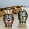 thumbnail image 4 of UPOUART De Almacenamiento De Estilo Chino En Metal Café Con Vintage Y Auspiciosos, 4 of 8