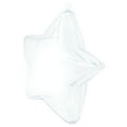 thumbnail image 2 of Set of 3 Openable Fillable Clear Plastic Star Christmas Ornaments DIY Craft 3.5 Inches, 2 of 4