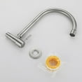 Rotation Stainless Steel Wall Mounted Kitchen Sink Water Faucet Tap
